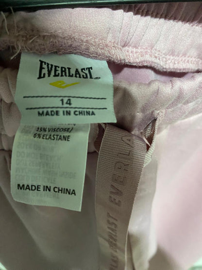 EVERLAST |L| WAIST 31| WOMEN’S RELAXED TRACK PANTS - SOFT MAUVE PINK SWEATPANTS