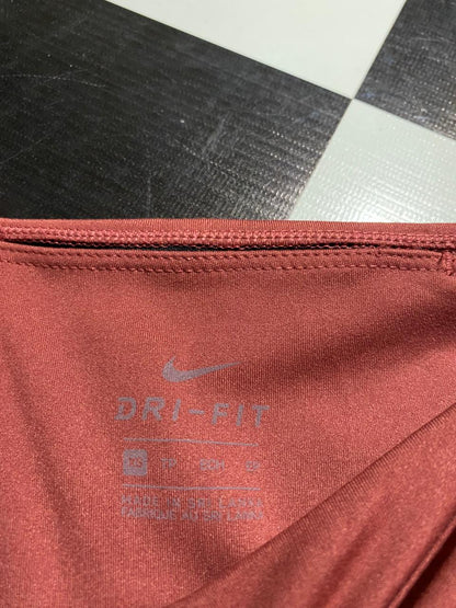 NIKE |XS| WAIST 24|B12| WOMEN’S HIGH-WAISTED TRAINING LEGGINGS - BURGUNDY COMPRESSION TIGHTS