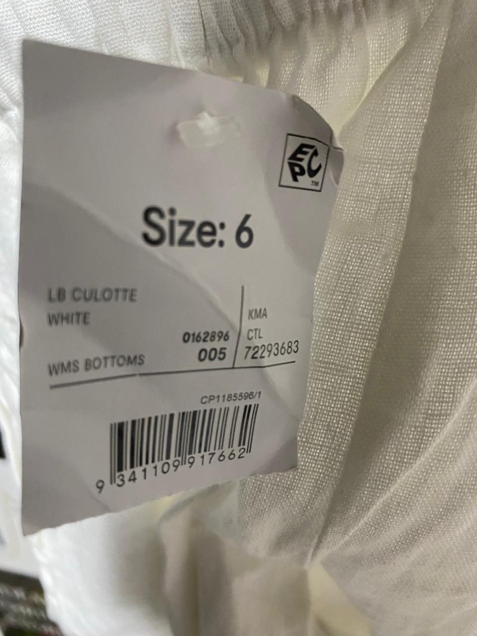 ANKO |M| WAIST 26| BLEND WIDE-LEG CULOTTES WITH ELASTIC PAPERBAG WAIST