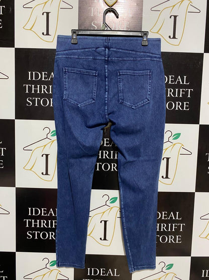 HALARA |XL| WAIST 32| MEDIUM WASH HIGH-WAISTED STRETCH DENIM JEGGINGS