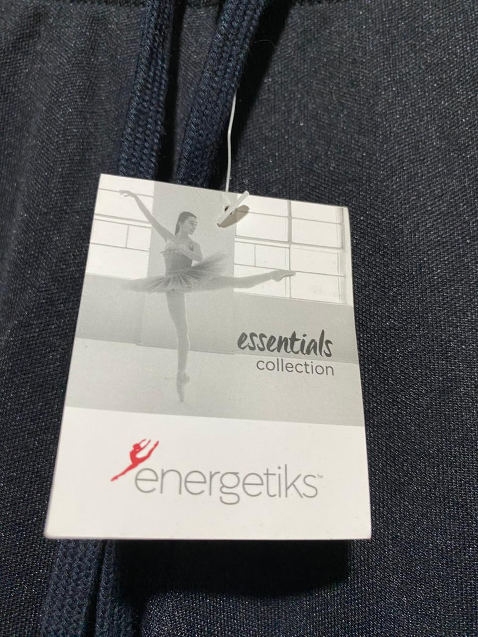ENERGETIKS |M| WAIST 27| WOMEN'S BLACK WIDE-LEG TRACK PANTS WITH CONTRAST SIDE STRIPES