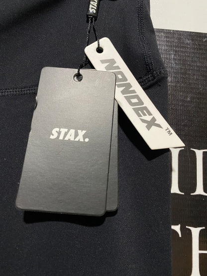 STAX |M| WAIST 27| PREMIUM HIGH-WAISTED BLACK LEGGINGS