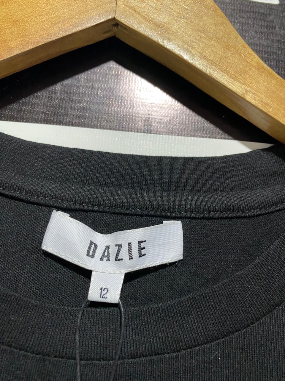 DAZIE |XL| BUST 24| B12|  OVERSIZED ESSENTIAL T-SHIRT IN BLACK