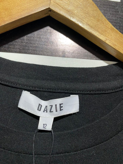 DAZIE |XL| BUST 24| B12|  OVERSIZED ESSENTIAL T-SHIRT IN BLACK