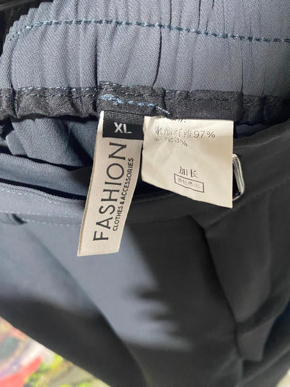 FASHION |M| WAIST 28| CLASSIC BLACK TAILORED TROUSERS