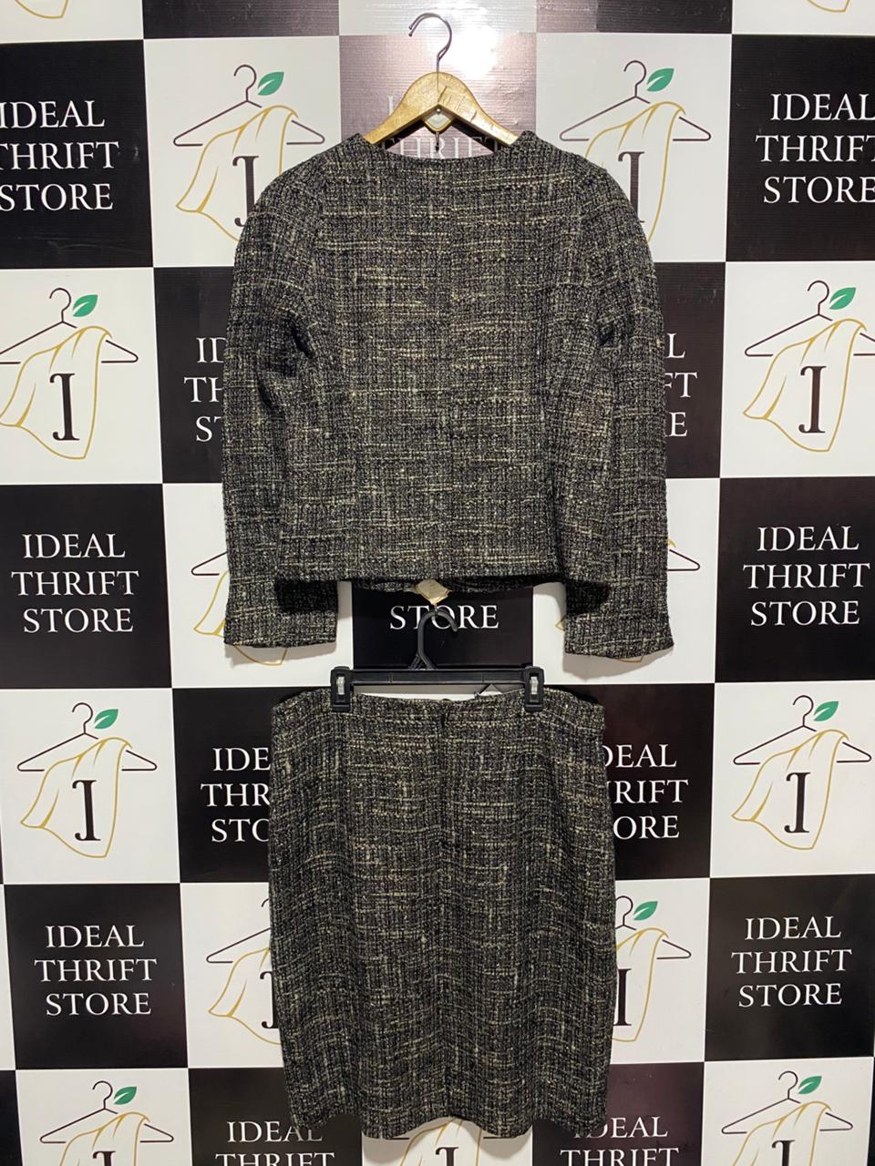 ANTHEA CRAWFORD |XL| TWEED BLAZER AND PENCIL SKIRT SET