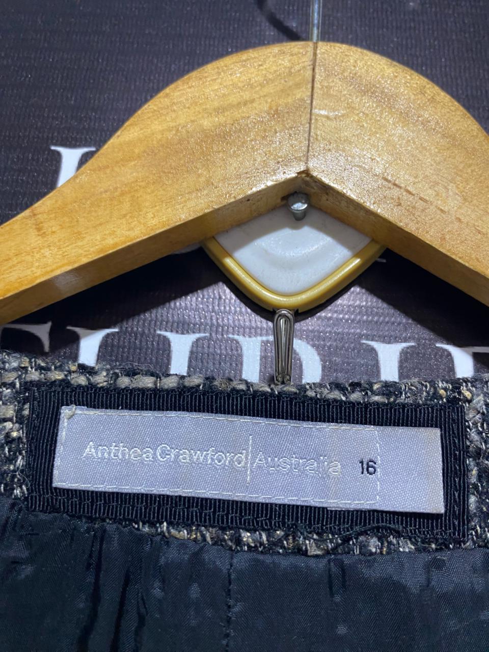 ANTHEA CRAWFORD |XL| TWEED BLAZER AND PENCIL SKIRT SET
