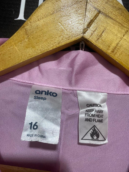 ANKO |XL| PINK SATIN PYJAMA SHORT SET