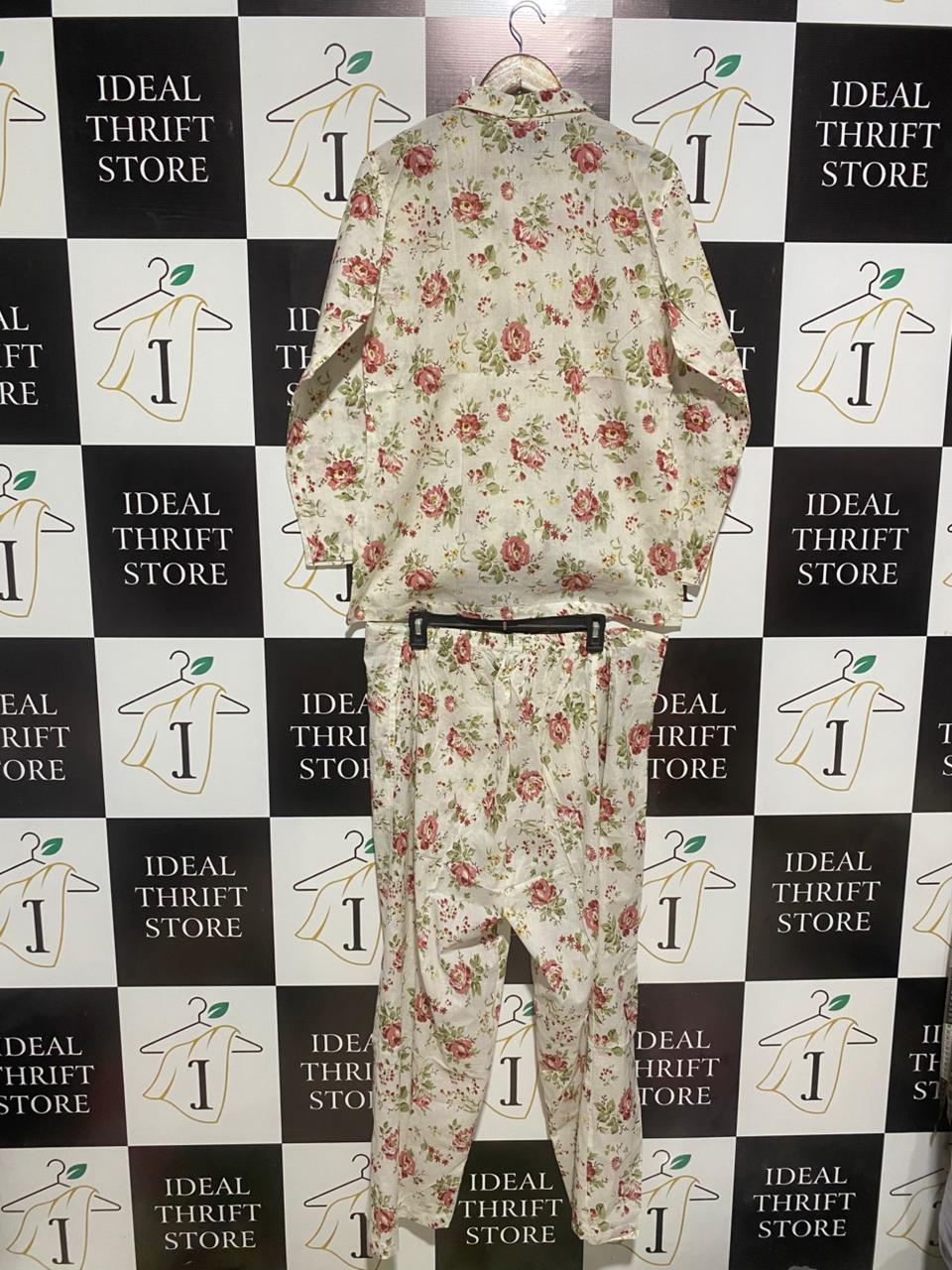 ARABELLA |S| FLORAL VINTAGE-STYLE PYJAMA SET
