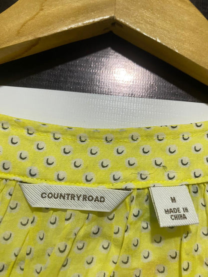 COUNTRY ROAD |M| BUST 23| VINTAGE POLKA DOT PLEATED BLOUSE