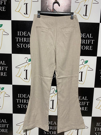LILY LOVE |M| B19|  WAIST 28| HIGH-WAISTED FLARED TROUSERS