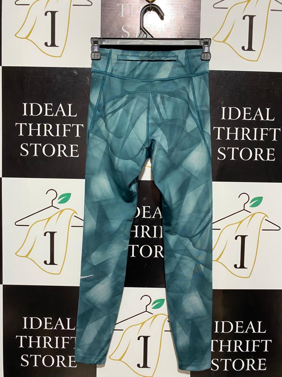 NIKE |XS| WAIST 23|B12| GEOMETRIC PRINT HIGH-RISE ACTIVE LEGGINGS