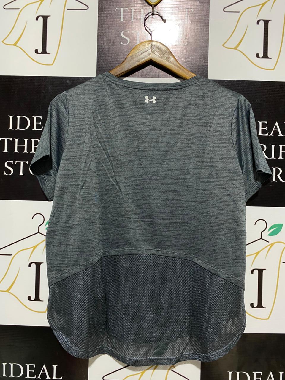 UNDER ARMOUR |L| BUST 20| GREY HEATHERED TRAINING TEE