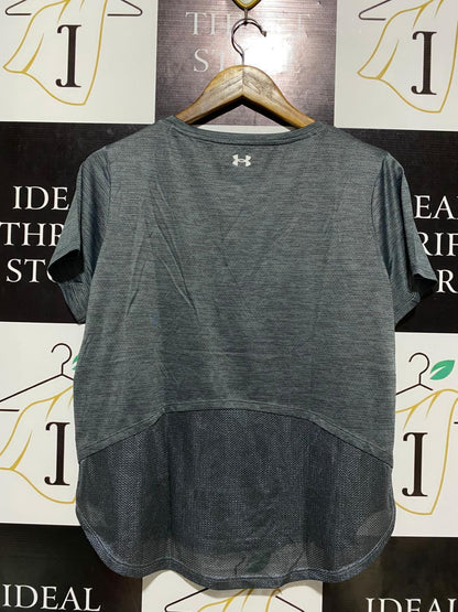 UNDER ARMOUR |L| BUST 20| GREY HEATHERED TRAINING TEE