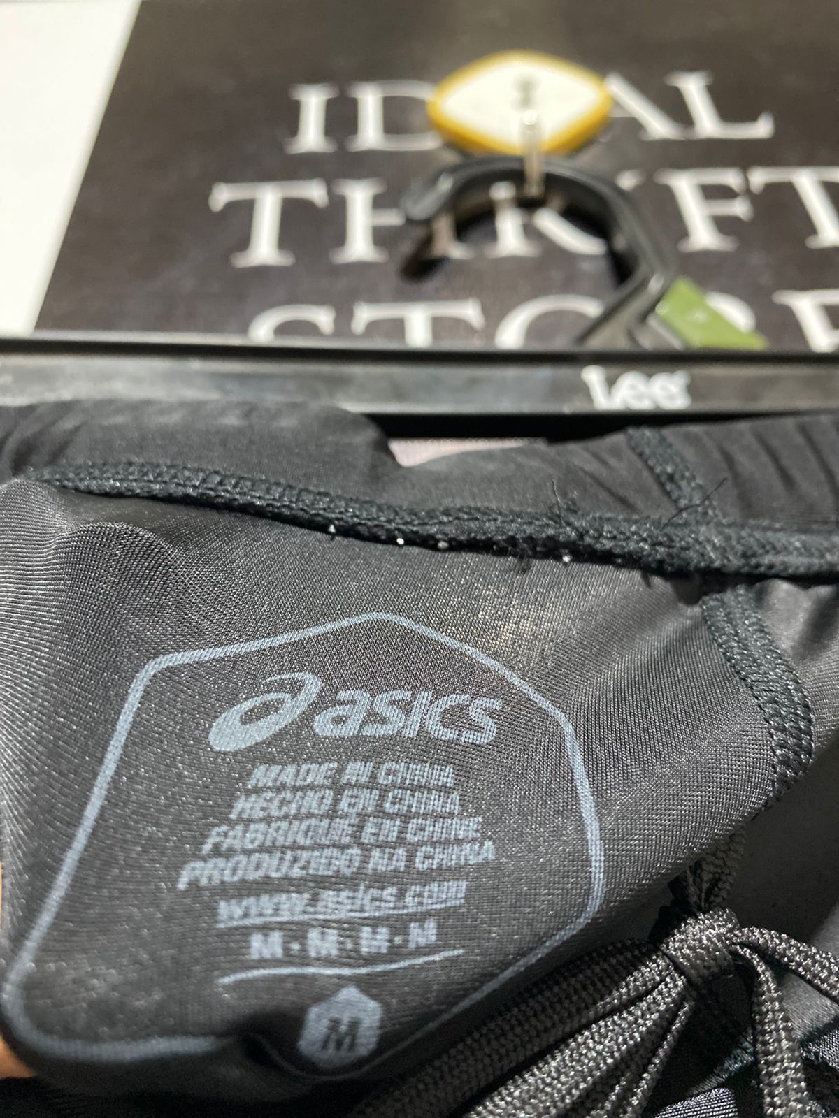 ASICS |M| WAIST 28| BLACK PERFORMANCE RUNNING JOGGERS