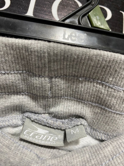 CRANE |L| WAIST 31| GREY HEATHERED WIDE-LEG SWEATPANTS