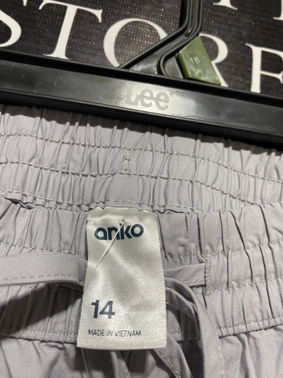 ANKO |XL| WAIST 32| LIGHT GREY COTTON RELAXED JOGGERS2799