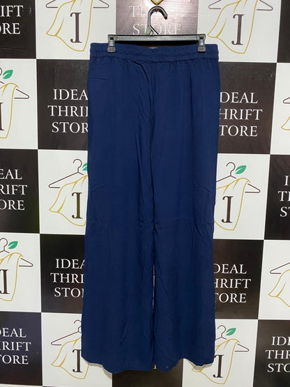 ADVENT |XL| WAIST 32| NAVY BLUE WIDE-LEG LOUNGE PANTS