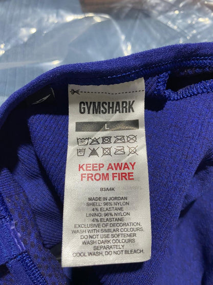 GYMSHARK |L| COBALT BLUE SEAMLESS ACTIVE SET