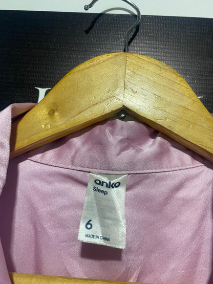 ANKO |S/M| WOMEN’S MAUVE SATIN SHORT PAJAMA SET