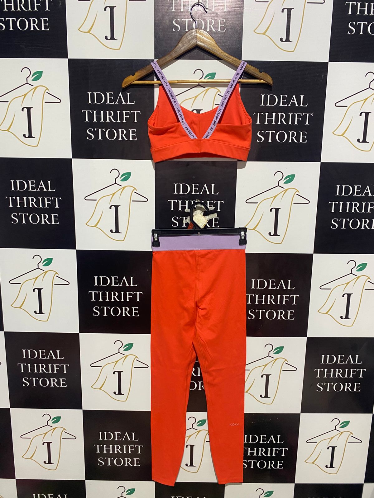 NOV SPORT |S| VIBRANT ORANGE ACTIVEWEAR SET