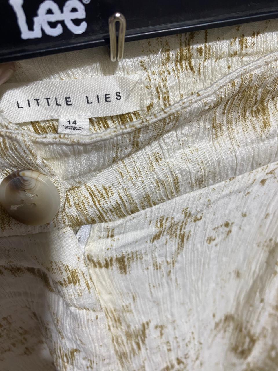 LITTLE LIES |L| ABSTRACT EARTH-TONE PRINT CO-ORD SET
