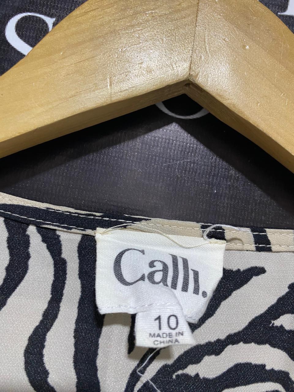 CALLI |M| BUST 17| STUNNING MONOCHROME ZEBRA PRINT LONG SLEEVE MIDI DRESS - CHIC ANIMAL PRINT PULLOVER