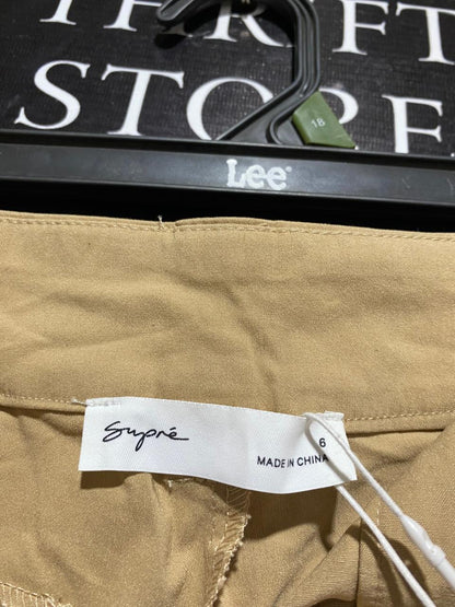 SUPRE |M| WAIST 28| WOMEN'S CLASSIC KHAKI STRAIGHT-LEG TROUSERS