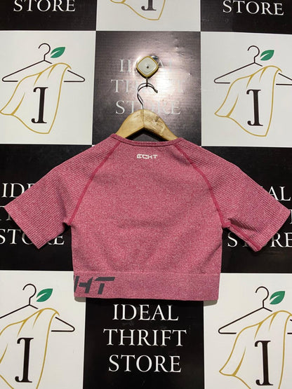ECHT |S| BUST 14|B 11| PERFORMANCE SEAMLESS ATHLETIC CROP TOP