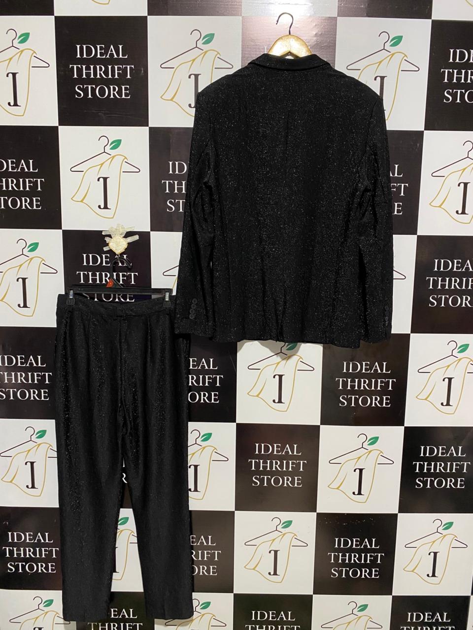 SHEIN |M| B3| ELEGANT TWO-PIECE SHAWL COLLAR BLAZER AND TAILORED TROUSERS