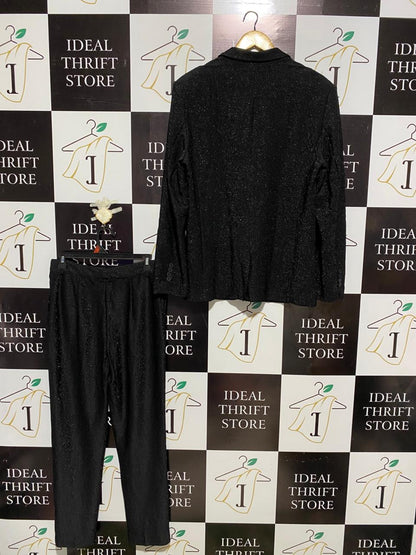 SHEIN |M| B3| ELEGANT TWO-PIECE SHAWL COLLAR BLAZER AND TAILORED TROUSERS