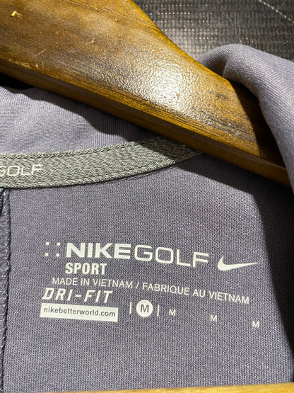 NIKE GOLF |M| BUST 19| DRI-FIT CHARCOAL GREY PERFORMANCE POLO