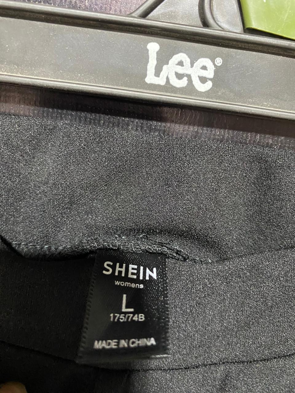 SHEIN |L| WAIST 30| HIGH-WAISTED STRETCH TROUSERS WITH RETRO BELL-BOTTOM SILHOUETTE