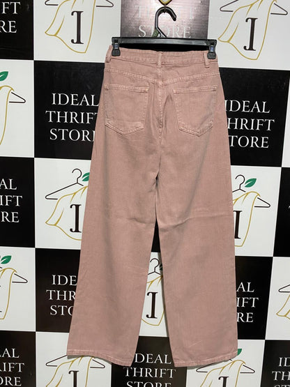 CUPIDS KISS |XS| WAIST 24| HIGH-WAISTED STRAIGHT-LEG JEANS