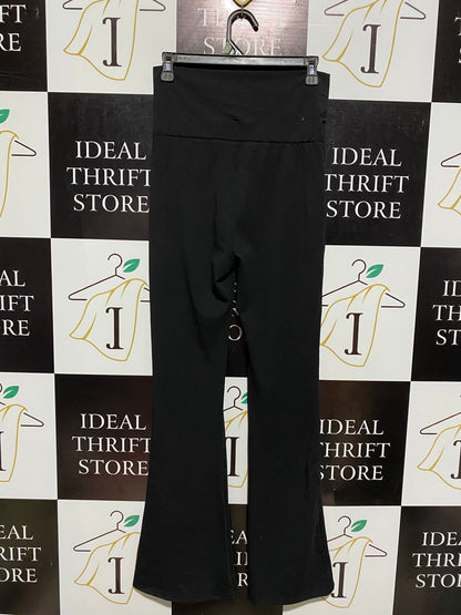 SHEIN |M| WAIST 28| Women’s Essential High-Rise Flared Yoga Pants – Black