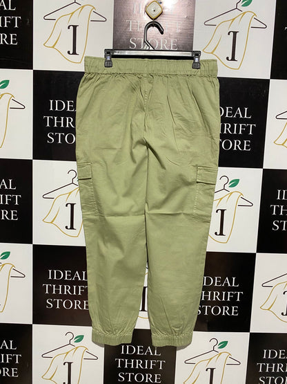 SUSSAN |XL| WAIST 33| Stretch Utility Cargo Joggers – Sage Green