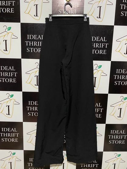 ISABEL |M| WAIST 27| Women’s High-Rise Wide-Leg Sailor Pants – Black with Gold Hardware