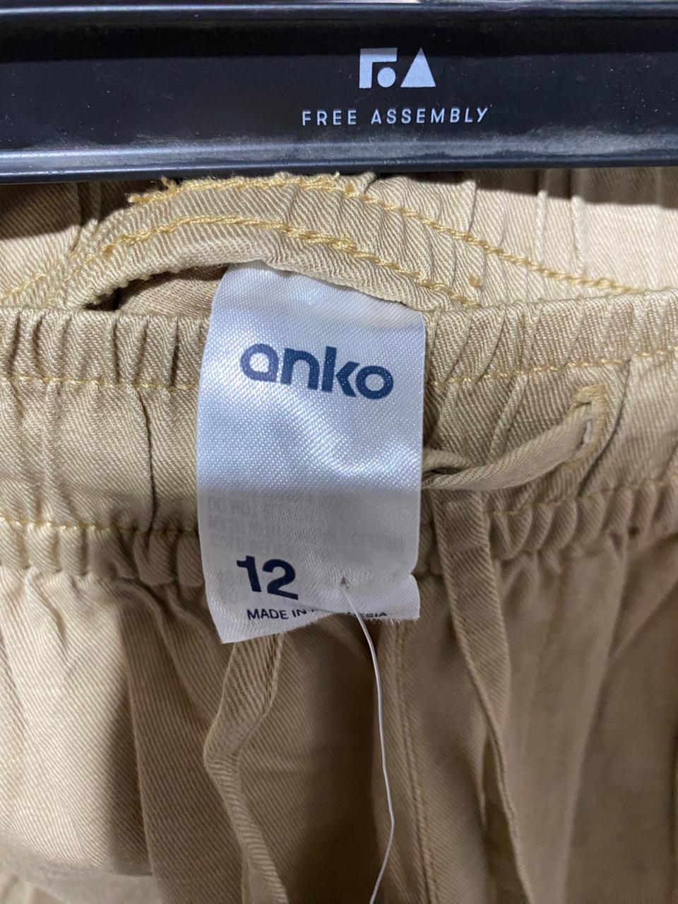 ANKO |XL| WAIST 31| KHAKI RELAXED CARGO PANTS
