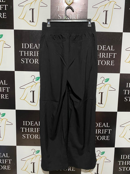 GAP FIT |M| WAIST 28|  BLACK WIDE-LEG UTILITY TROUSERS