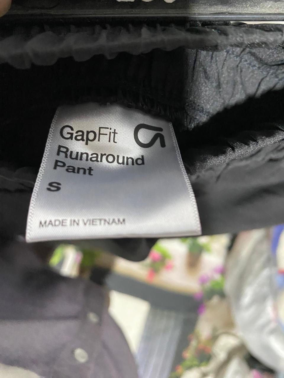 GAP FIT |M| WAIST 28|  BLACK WIDE-LEG UTILITY TROUSERS