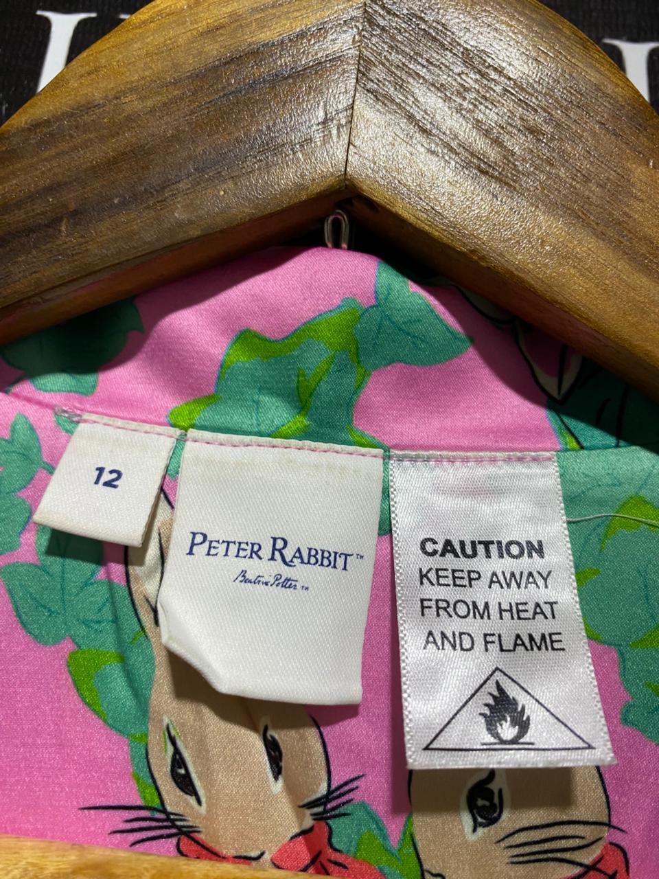 PETER RABBIT |M| WHIMSICAL PETER RABBIT SATIN PAJAMA SET