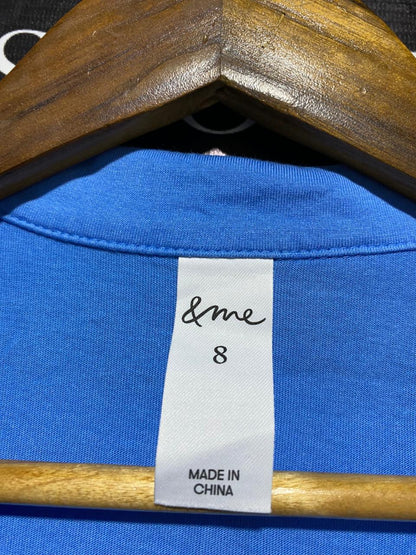 & ME |M| CLASSIC CORNFLOWER BLUE PAJAMA SET - SHORT-SLEEVE BUTTON-DOWN & MATCHING SHORTS