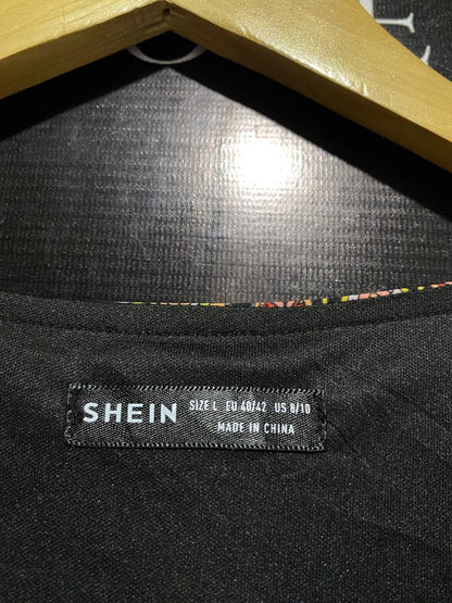 SHEIN |L| BUST 18| C5| BOHEMIAN MULTICOLOR PAISLEY MAXI DRESS - V-NECK WITH TIE WAIST