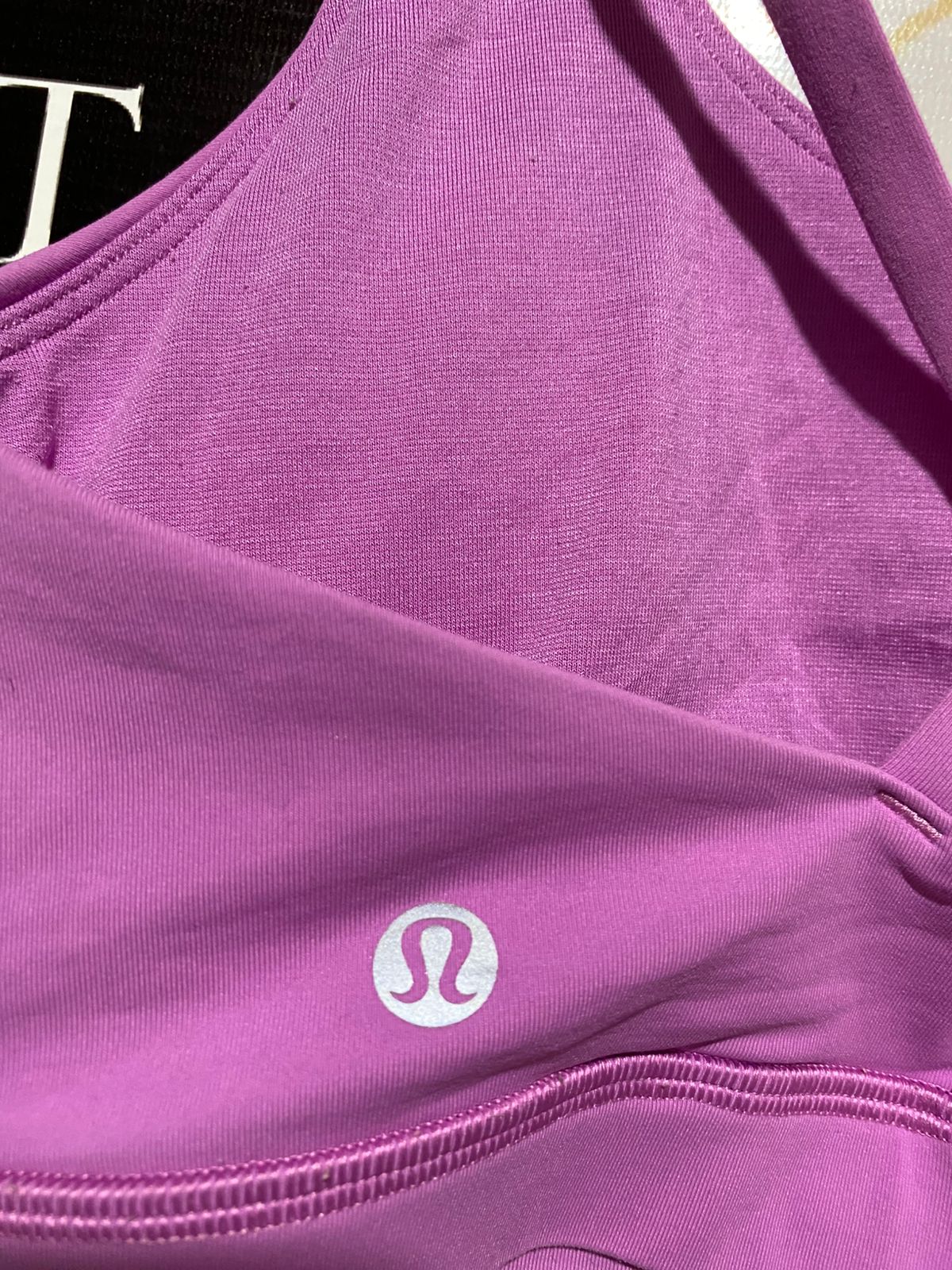 LULULEMON |XL| BUST 16| ENERGY BRA IN MAGENTA GLOW