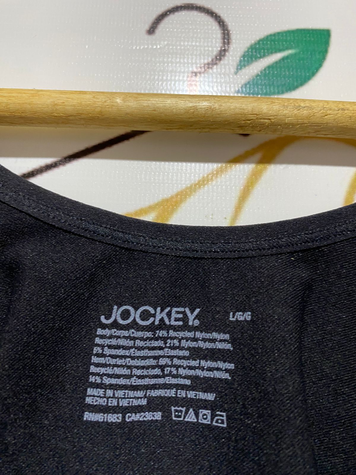 JOCKEY |L| BUST 15|B11|ESSENTIALS SEAMFREE ECO BACK SMOOTHING BRALETTE