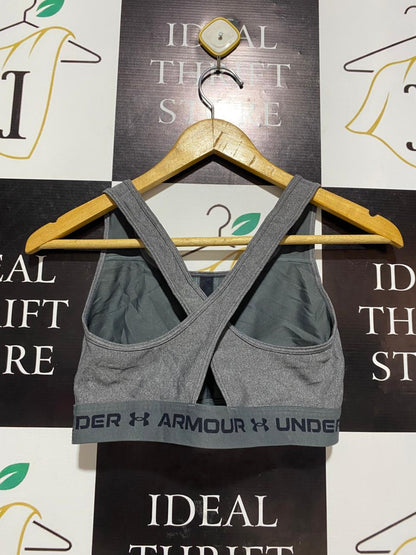 UNDER ARMOUR |M| BUST 14| WOMEN'S ARMOUR MID CROSSBACK HEATHER SPORTS BRA.