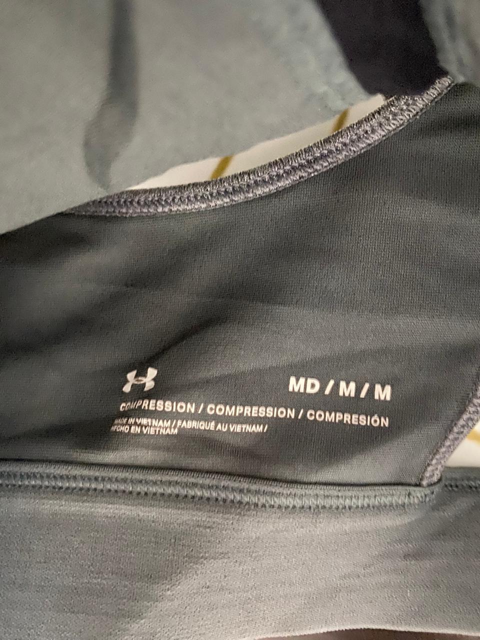 UNDER ARMOUR |M| BUST 14| WOMEN'S ARMOUR MID CROSSBACK HEATHER SPORTS BRA.