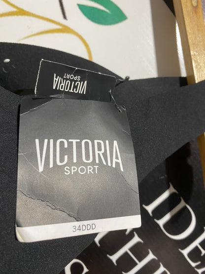 VICTORIA SPORT |L| BUST 14| SPORT BLACK SEAMLESS MOLDED CUP SPORTS BRA