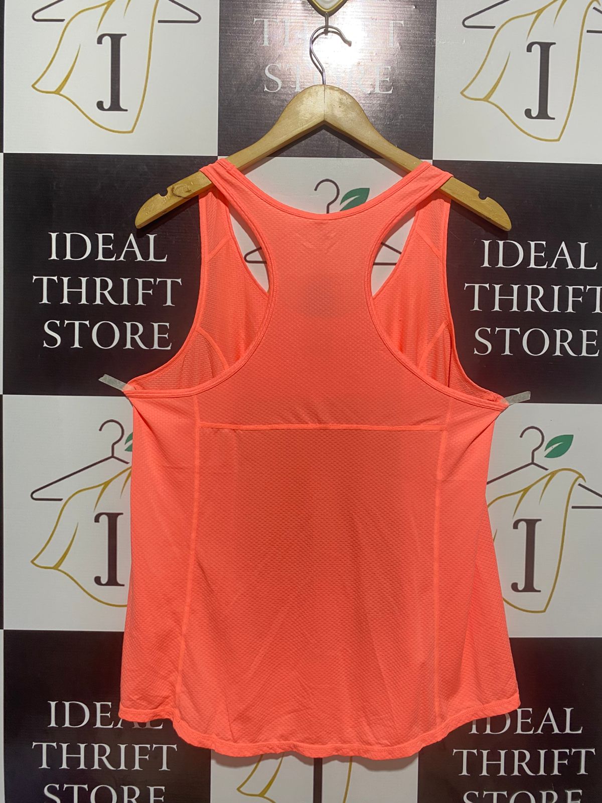 TARGET |L| BUST 17| TANGERINE MESH RACERBACK ATHLETIC TANK