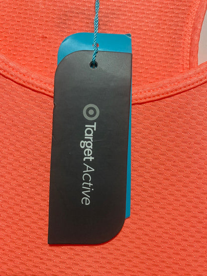 TARGET |L| BUST 17| TANGERINE MESH RACERBACK ATHLETIC TANK